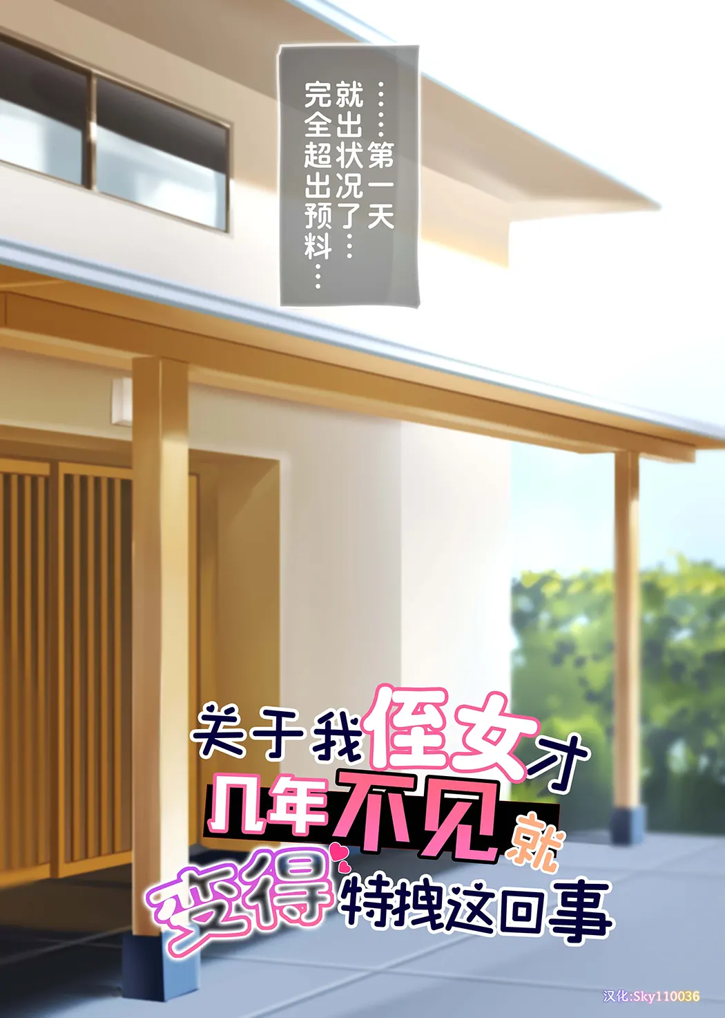 关于我侄女才几年不见就变得特拽这回事