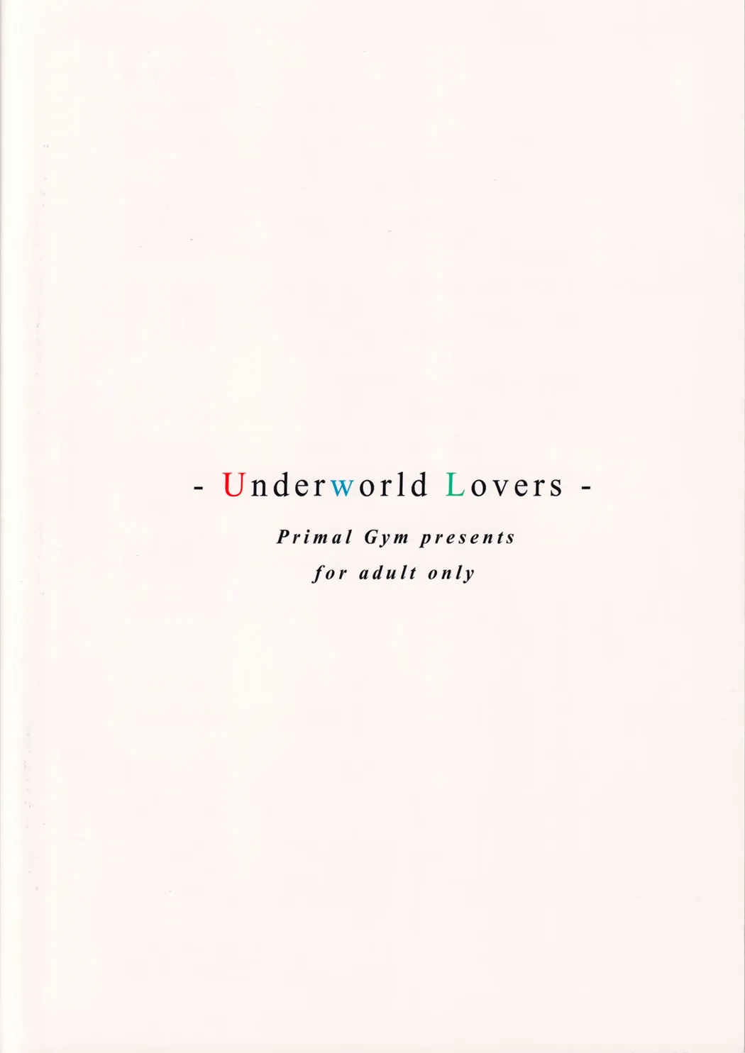 Underworld Lovers