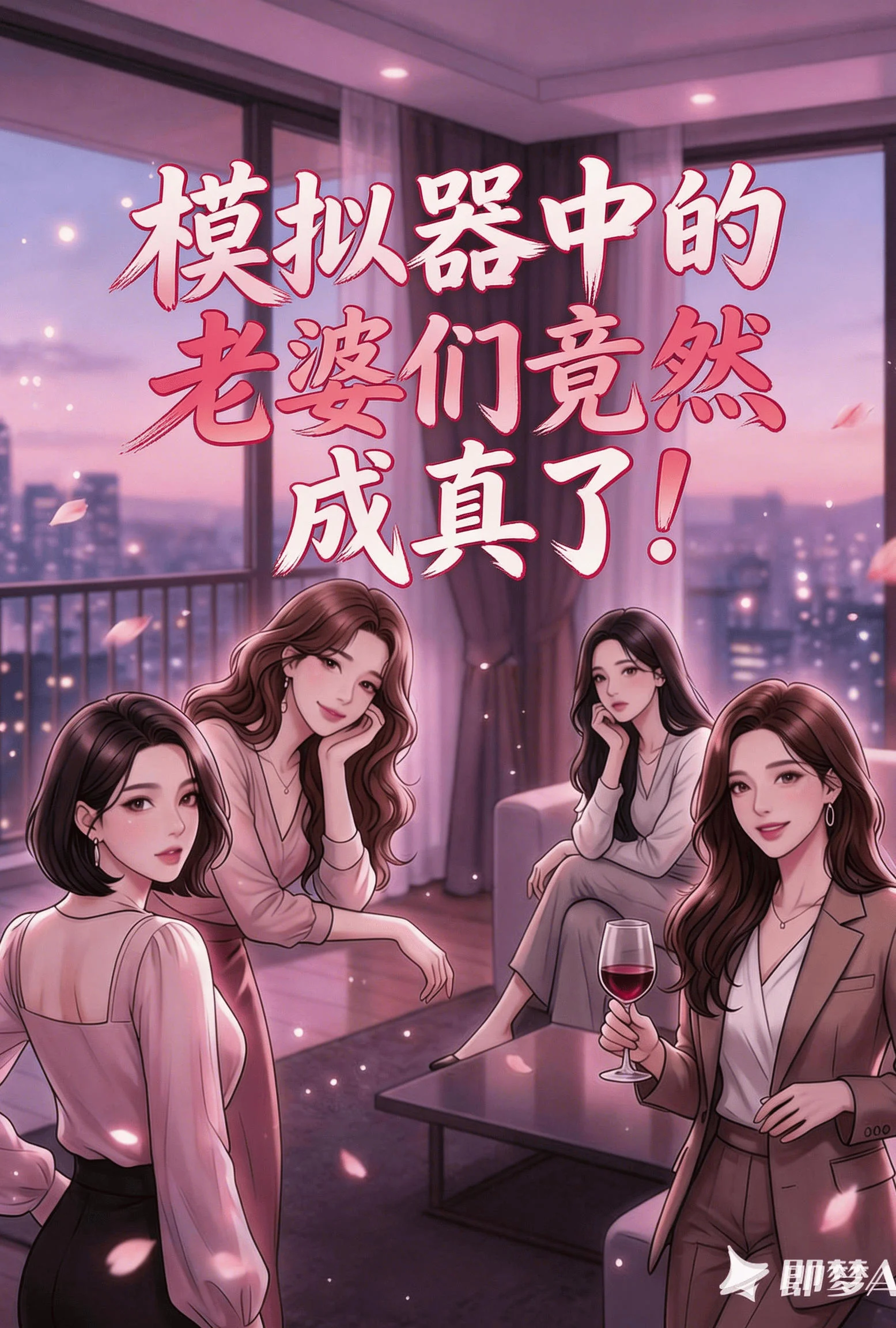 模拟器中的老婆们竟然成真了！