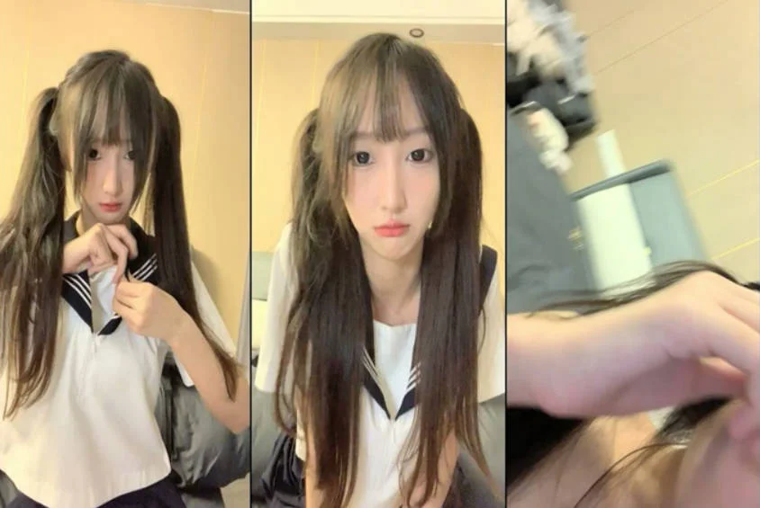 【泡泡咕】极品小仙女 三点尽露 嘟嘴卖萌 乖巧甜美 JK短裙下黑丝诱惑 蜂腰翘臀大长腿 人间尤物不可错过