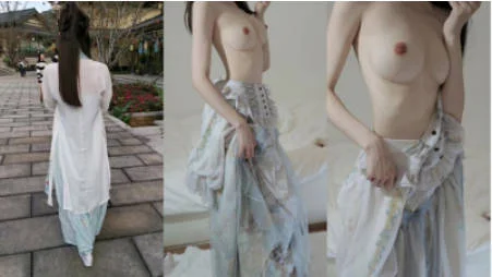 【超清微露脸】给姐姐汉服拍照为名，嫩穴无限喷水，不停说我太敏感了不要操了
