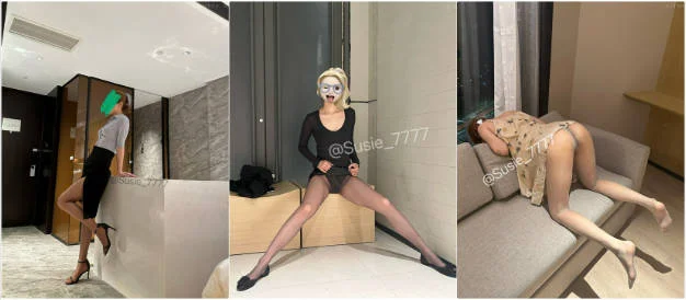 九头身御姐女神【Susie_7777】户外调教喷水！你以为的端庄高雅的女神私下是什么样子的吗？到处发骚求草的母狗而已