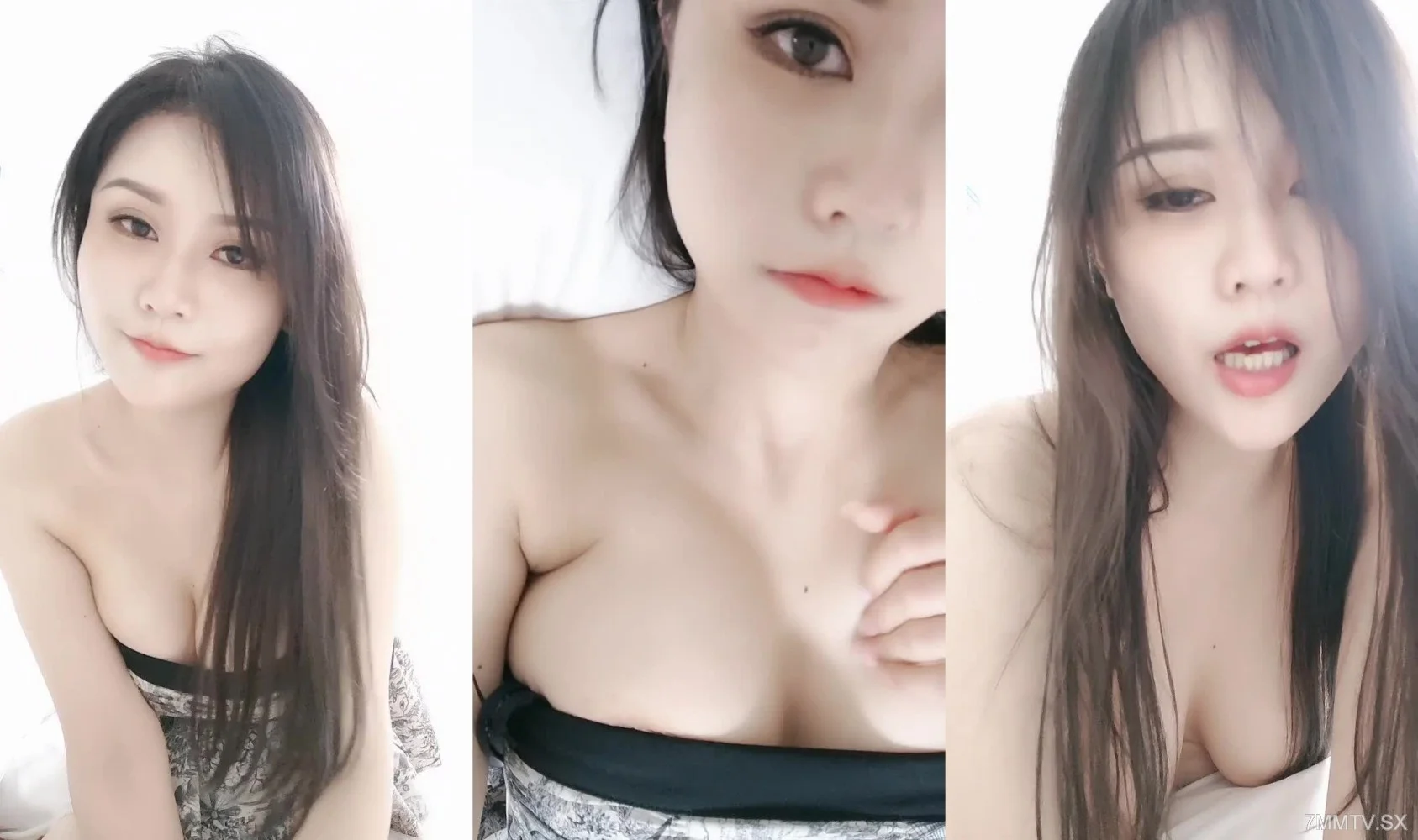 气质超棒新人美女！笑起来甜美！脱光光揉捏大奶子，近距离特写多毛骚穴，玩的有点黑肯定很骚